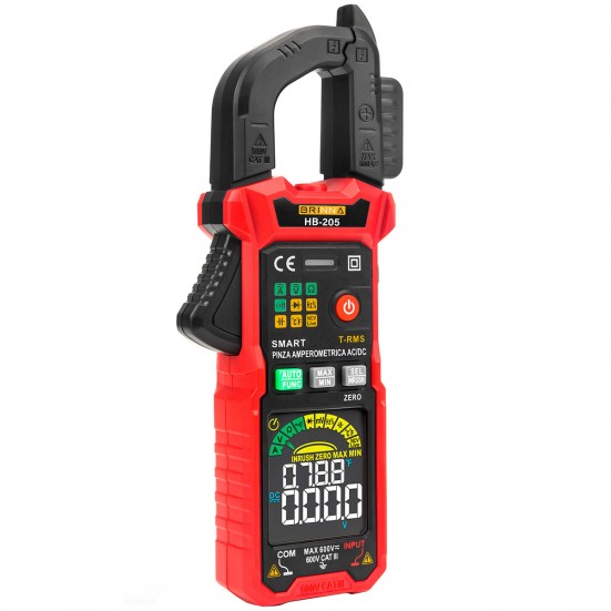 Pinza Amperométrica AC/DC HB-205