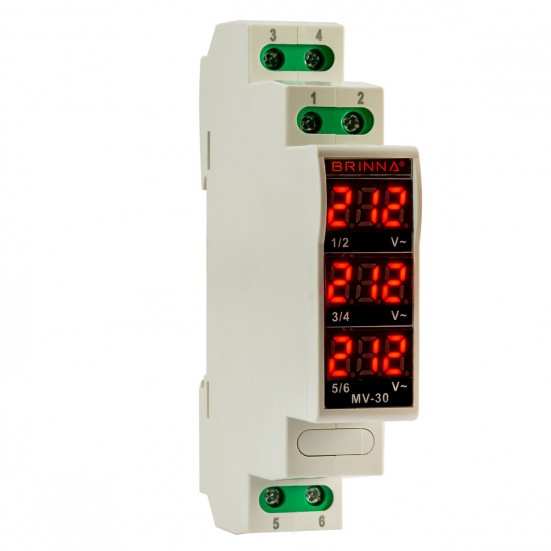 Voltímetro Digital Trifásico MV-30