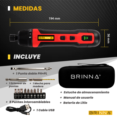 Destornillador Eléctrico HB-30 2